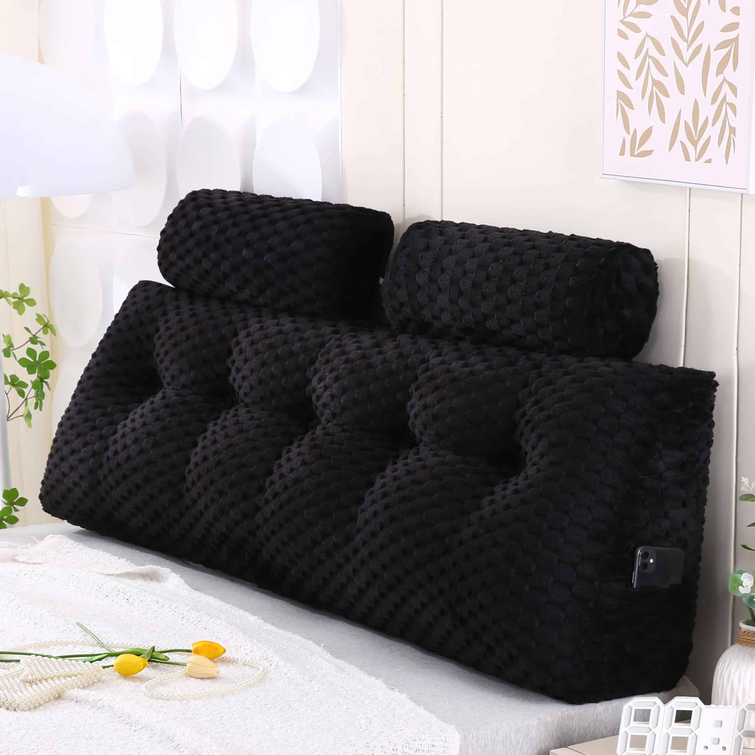 Almohada de cabecera en cuña Ziihome + 2 almohadas para