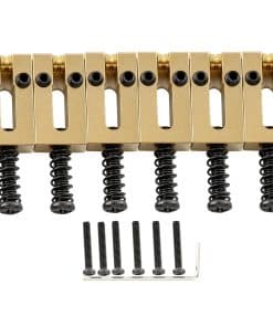 Juego de 6 Selletas de Puente de Rodillo de Latón Moderno