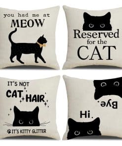 Fundas de Almohada para Gatos NYDECOR Reservado Para El
