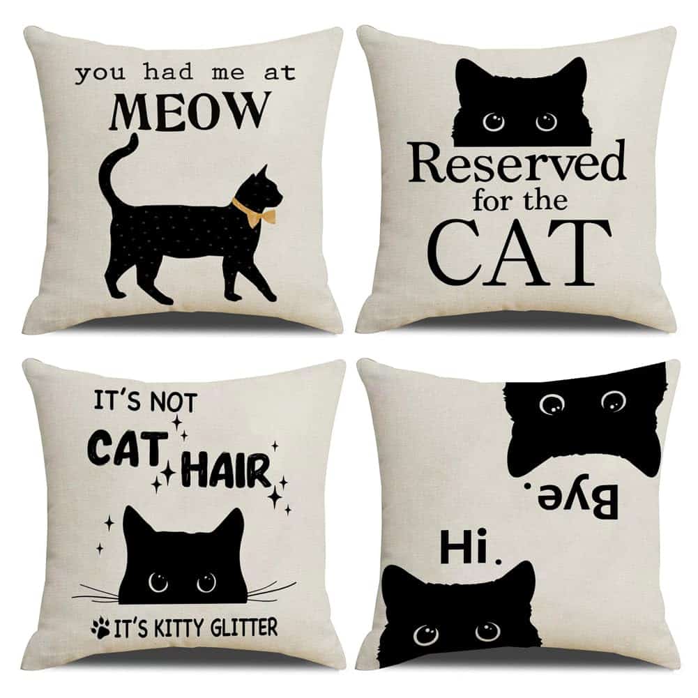 Fundas de Almohada para Gatos NYDECOR Reservado Para El