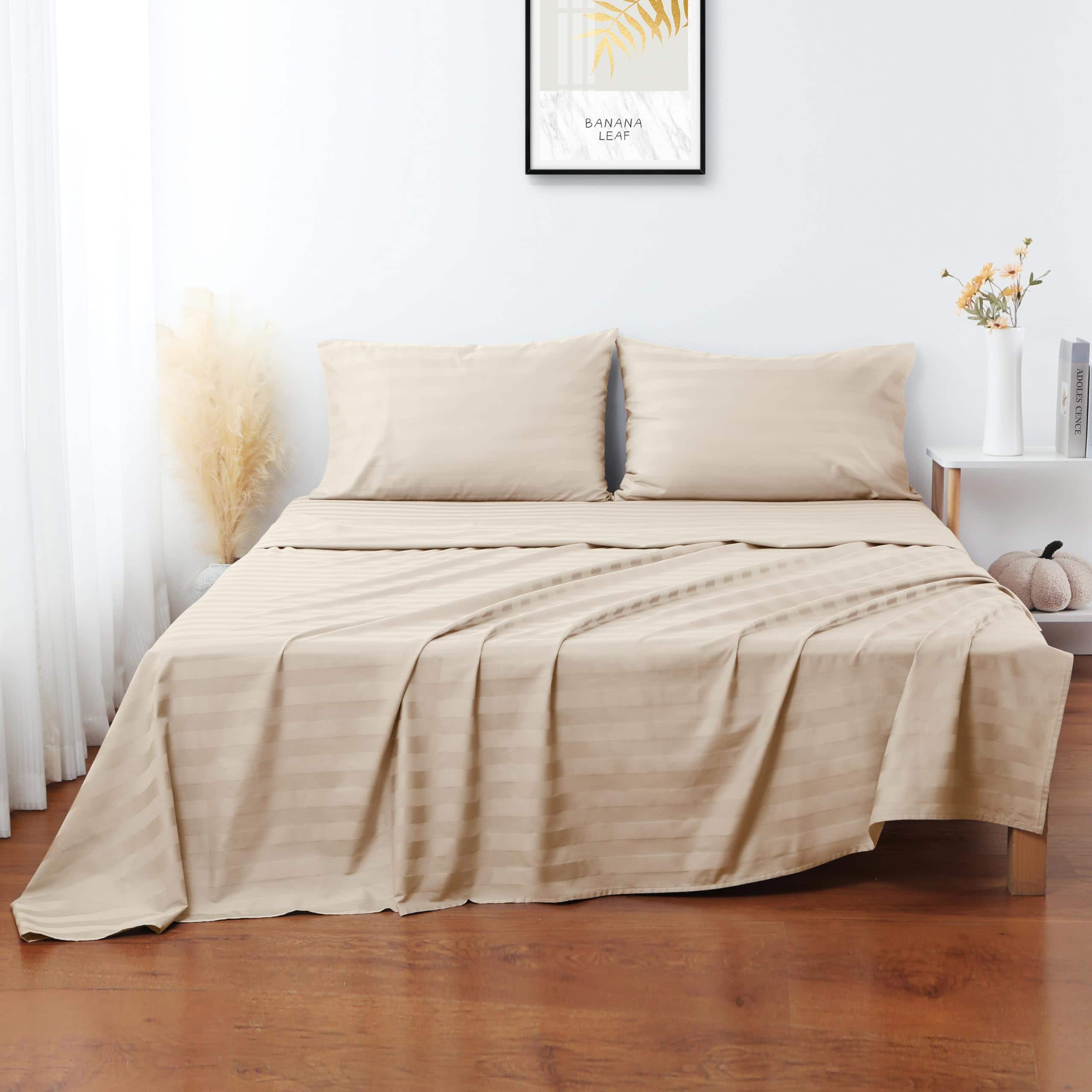 Sábana Bajera Individual Tamaño King, 400 TC Sábana Bajera - Imagen 7