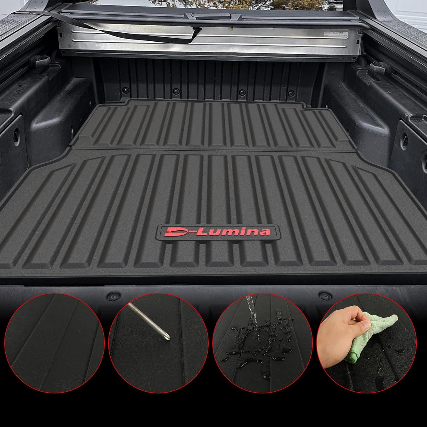 Tapete de cama D-Lumina Compatible con Hyundai Santa Cruz - Imagen 6