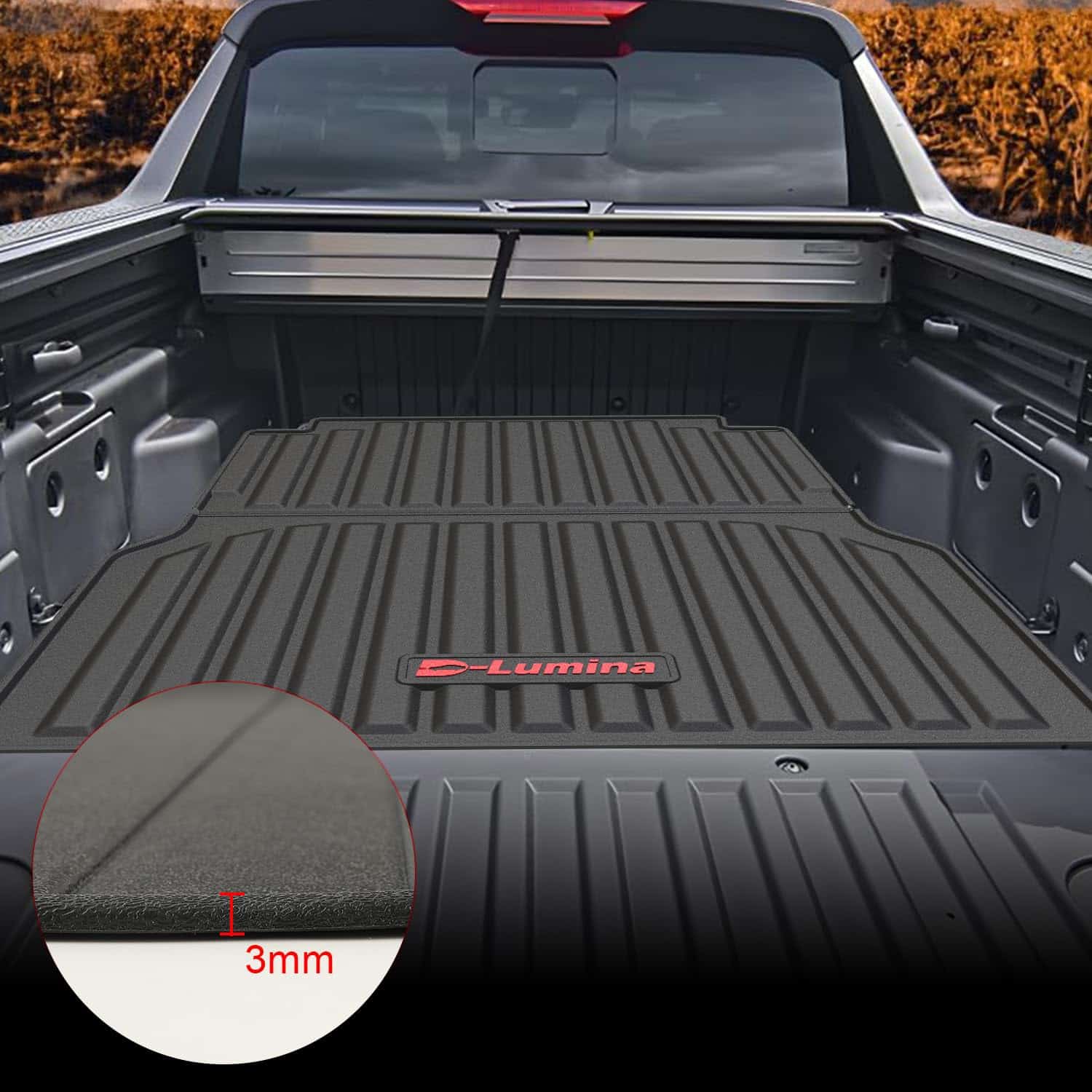 Tapete de cama D-Lumina Compatible con Hyundai Santa Cruz - Imagen 5