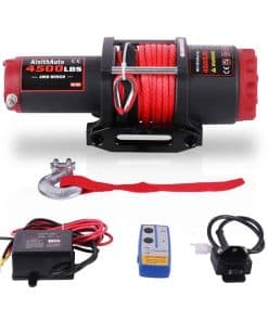 AinithAuto 4500 lb Malacate Eléctrico con Control Remoto