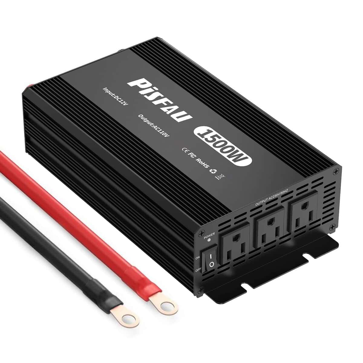 Inversor de Corriente de 1500 vatios 12v a 110v,