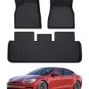 Tapetes para Suelo Compatibles con Tesla Model S 2021-2024,