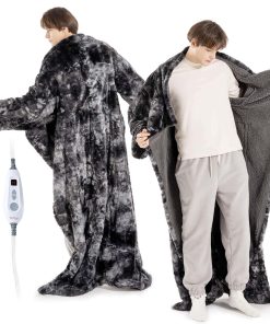 Manta térmica con mangas y bolsillos para los pies Bearhug