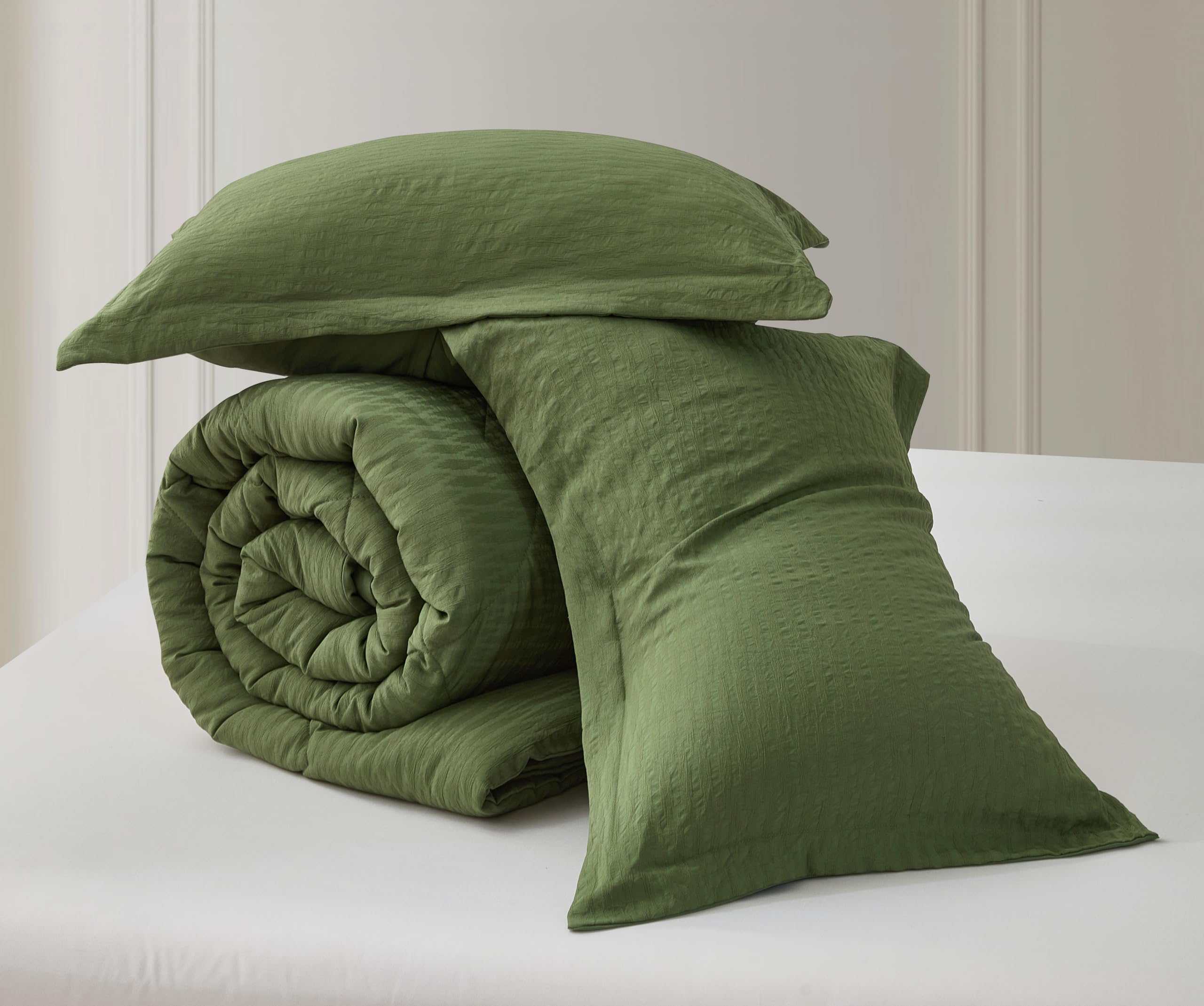 Chezmoi Collection Hugo Juego de edredón Jacquard de 3 - Imagen 9