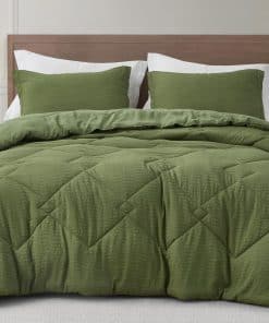 Chezmoi Collection Hugo Juego de edredón Jacquard de 3