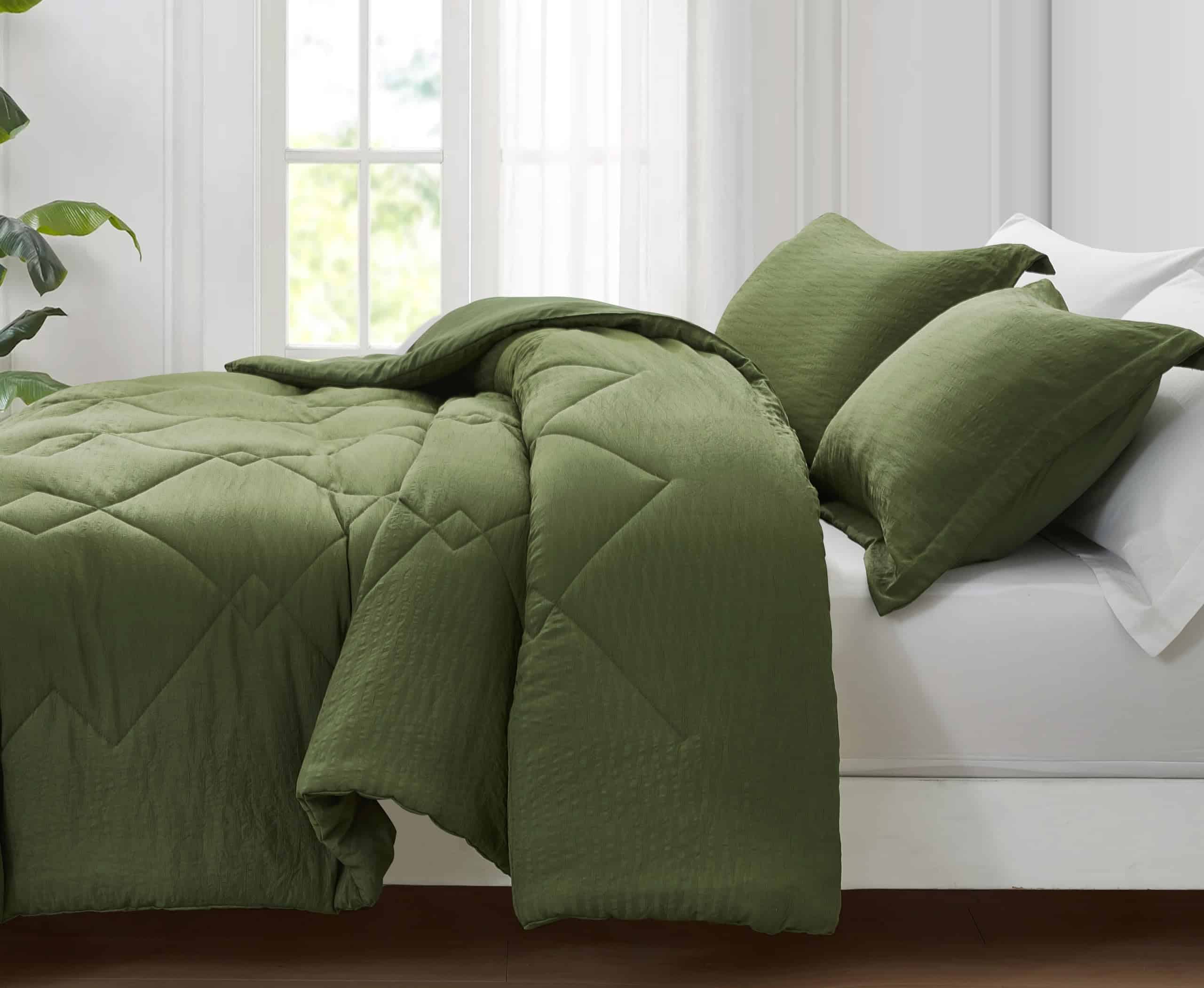 Chezmoi Collection Hugo Juego de edredón Jacquard de 3 - Imagen 4