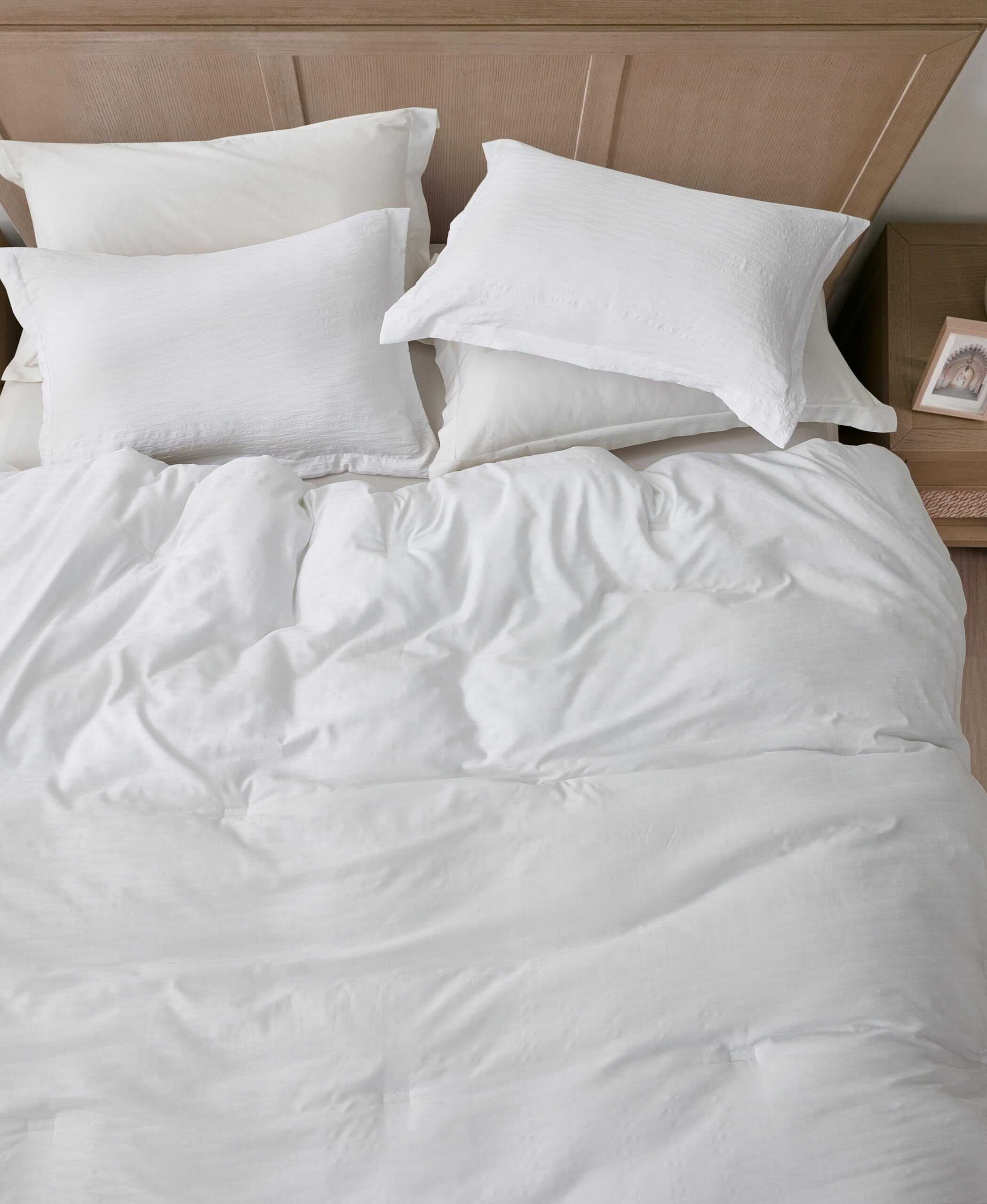 Set de Edredón Jacquard Calvin de 3 -Blanco - Imagen 8