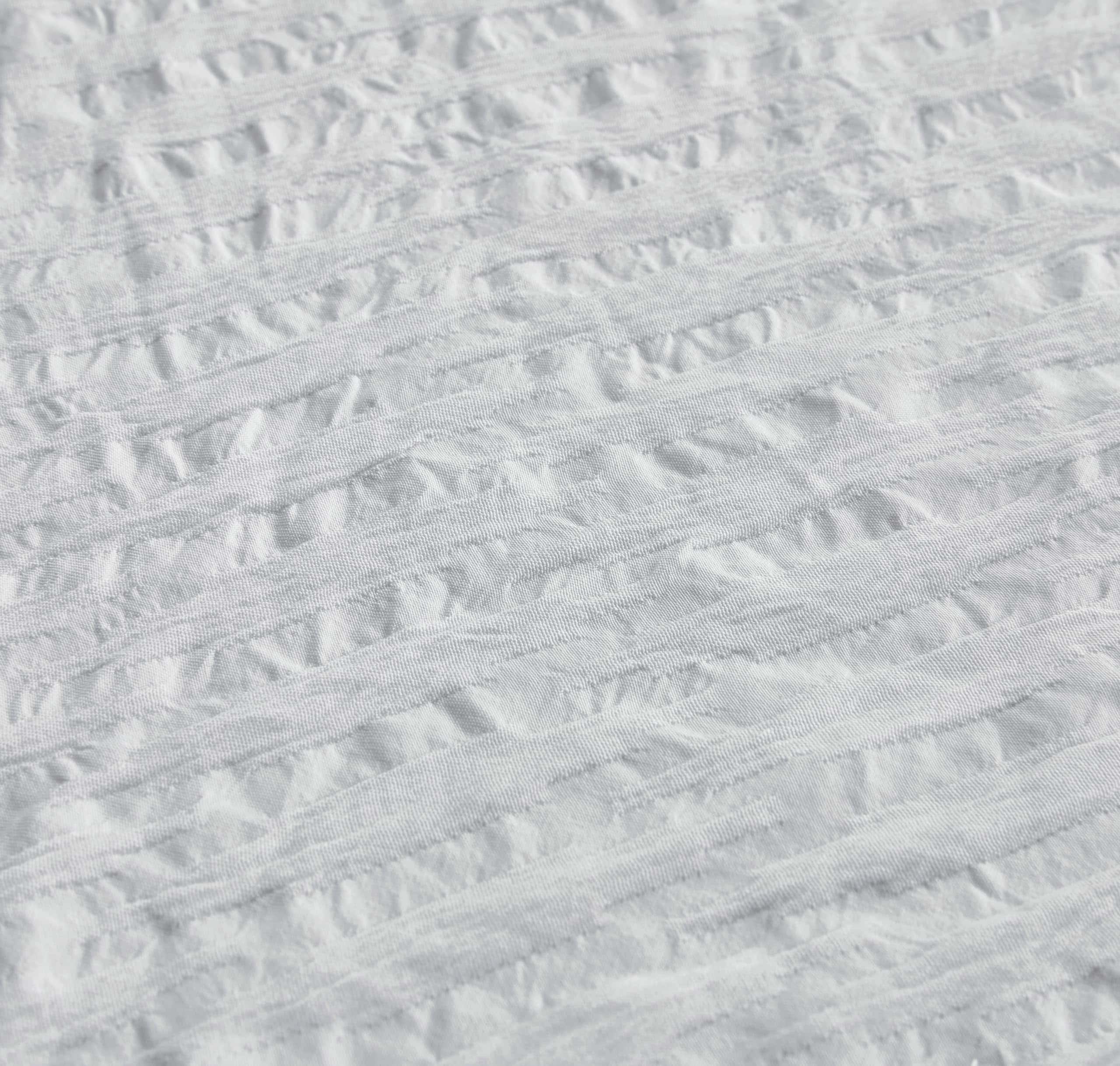 Set de Edredón Jacquard Calvin de 3 -Blanco - Imagen 7