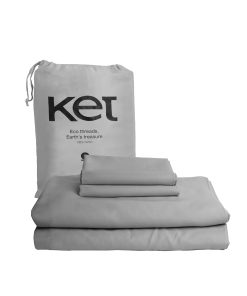 Juego de sábanas para cama King Ket de 300 hilos de algodón