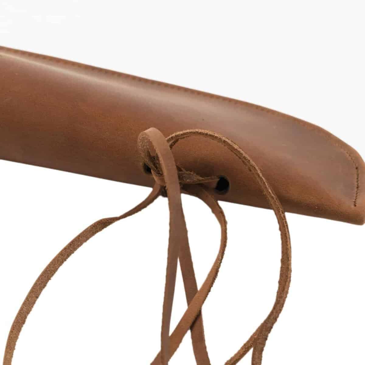 Estuche de Arco para Bajo de Cuero Genuino Crazy Horse - - Imagen 6