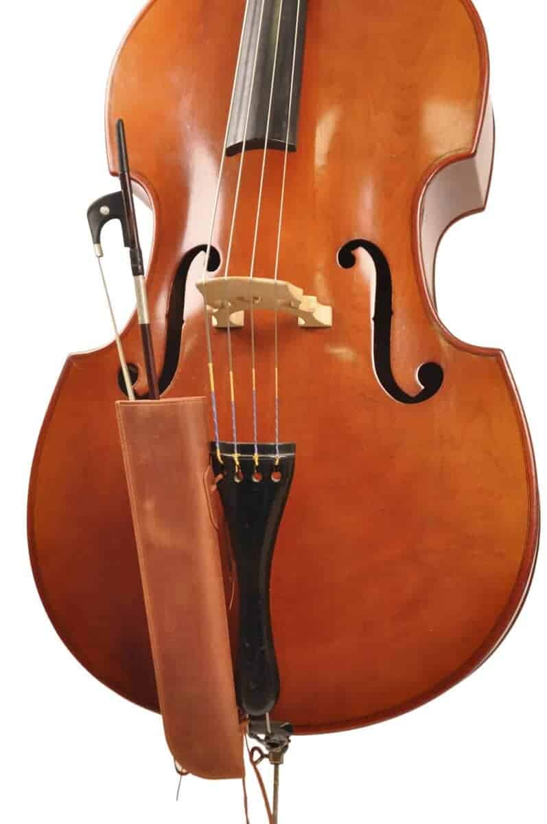 Estuche de Arco para Bajo de Cuero Genuino Crazy Horse - - Imagen 8