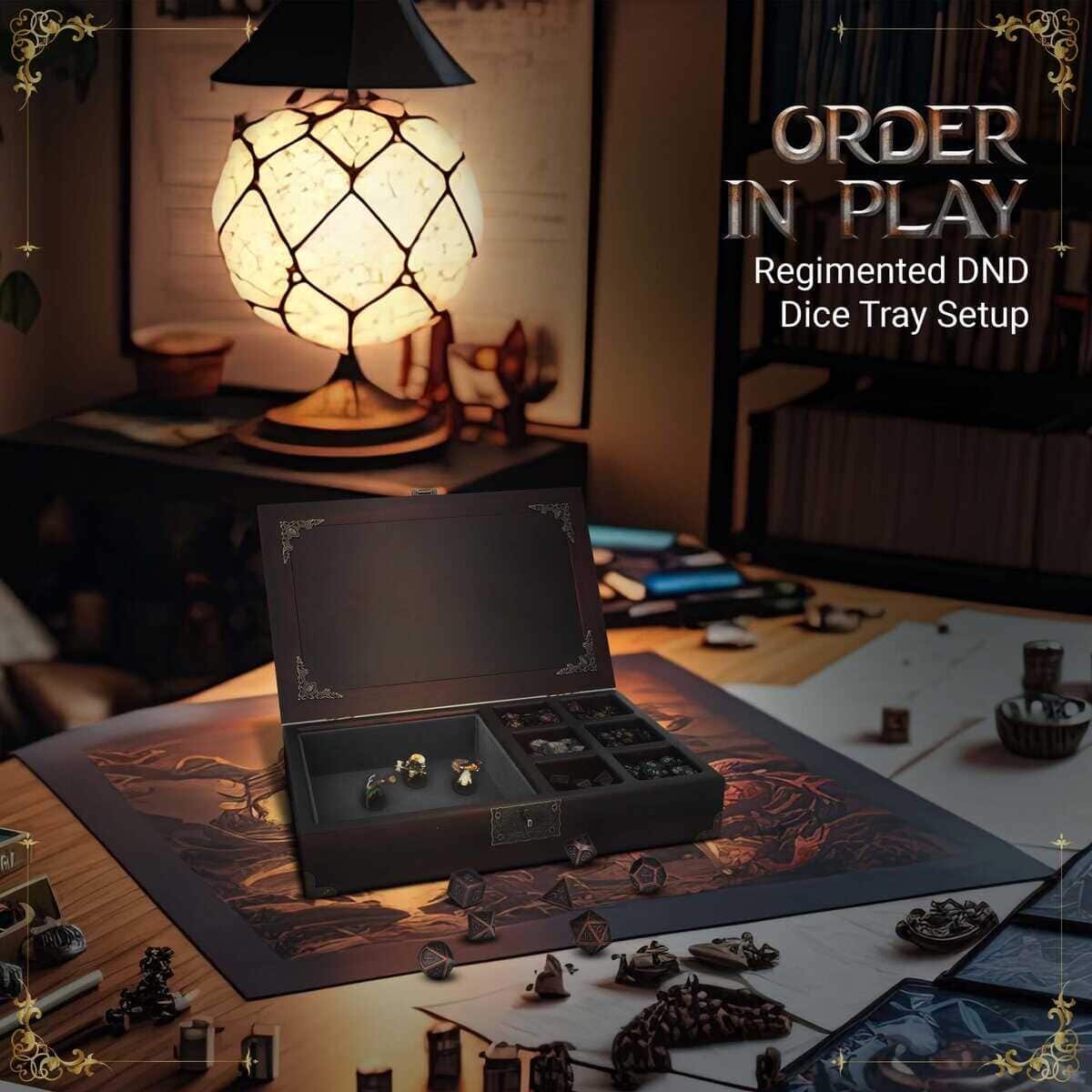 Bandeja de dados HORNATE DND 2 en 1 - juego de dados de - Imagen 4