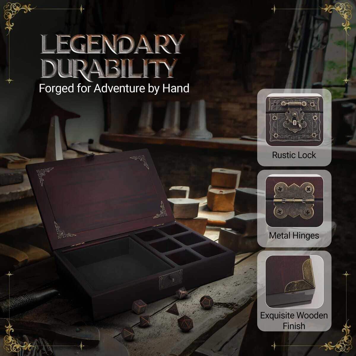 Bandeja de dados HORNATE DND 2 en 1 - juego de dados de - Imagen 5