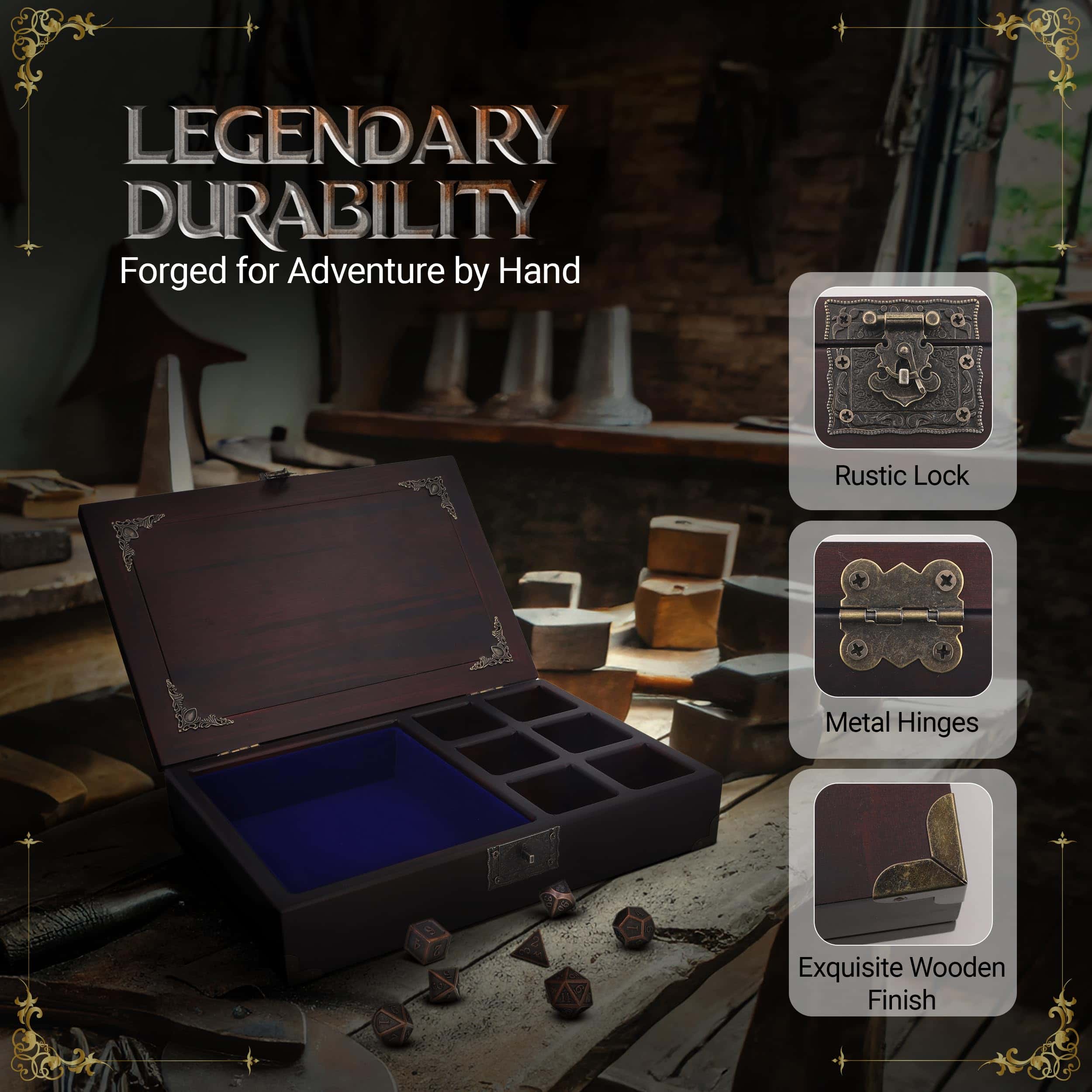 Bandehijera 2 en 1 de bandejas de dados DND - Juego de - Imagen 5