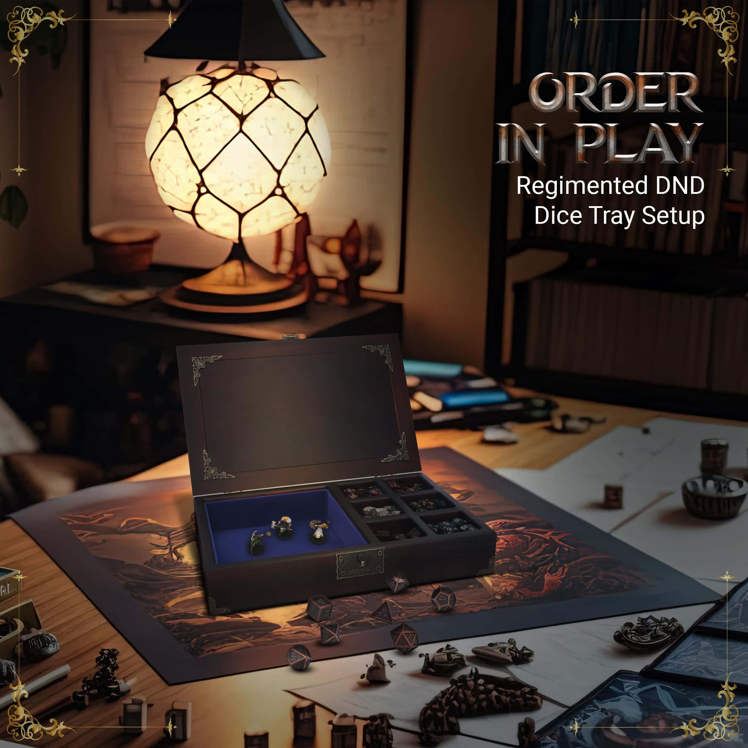 Bandehijera 2 en 1 de bandejas de dados DND - Juego de - Imagen 4