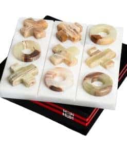 Juego de Tres en Línea de Mármol Ónix UMAID, Tablero de