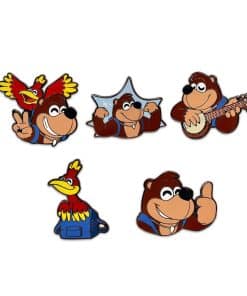Set de pins Banjo Kazooie Youtooz, Pins Oficiales con