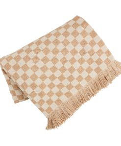 Manta a Cuadros Mud Pie; 60" x 50"