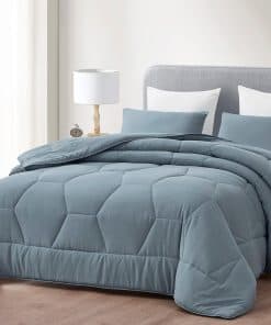 Juego de Edredón de Microfibra Acolchado Vero de 3 Piezas