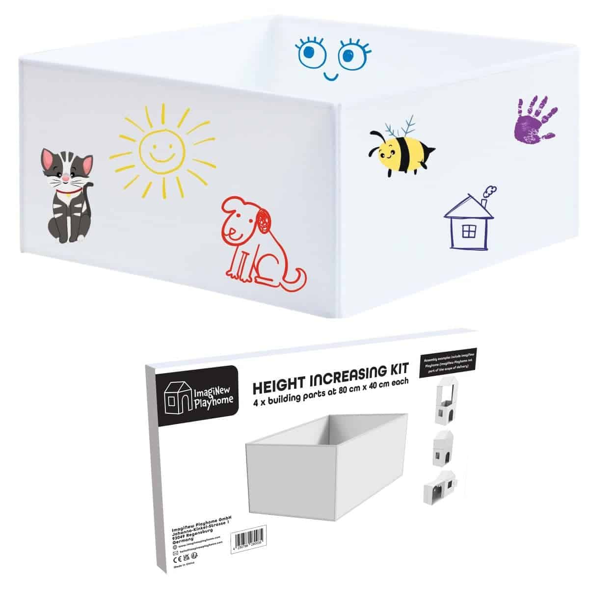 ImagiNew Playhome - Casa de Juegos Lavable para Niños -