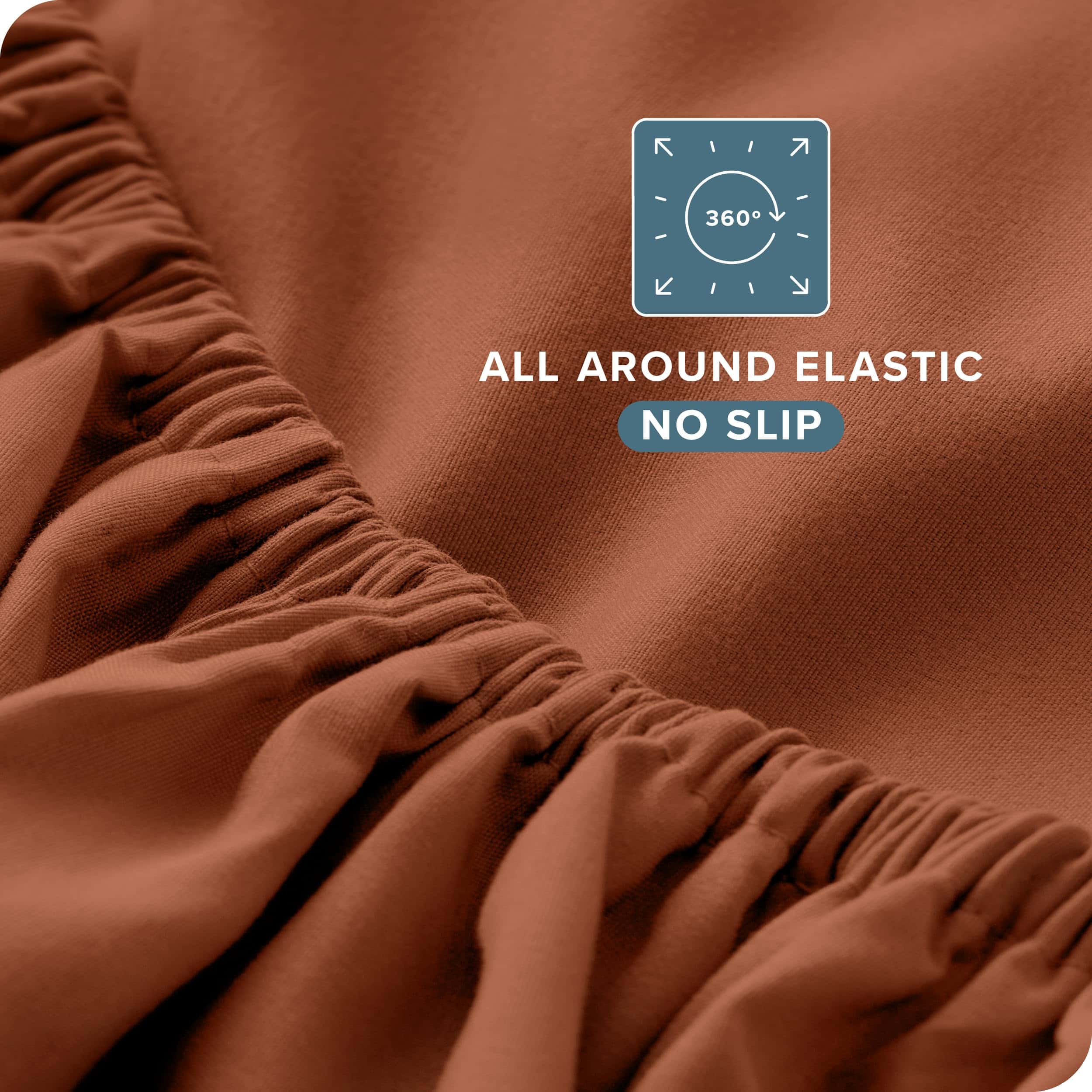 Juego de sábanas individual extra largas Bare Home - - Imagen 7