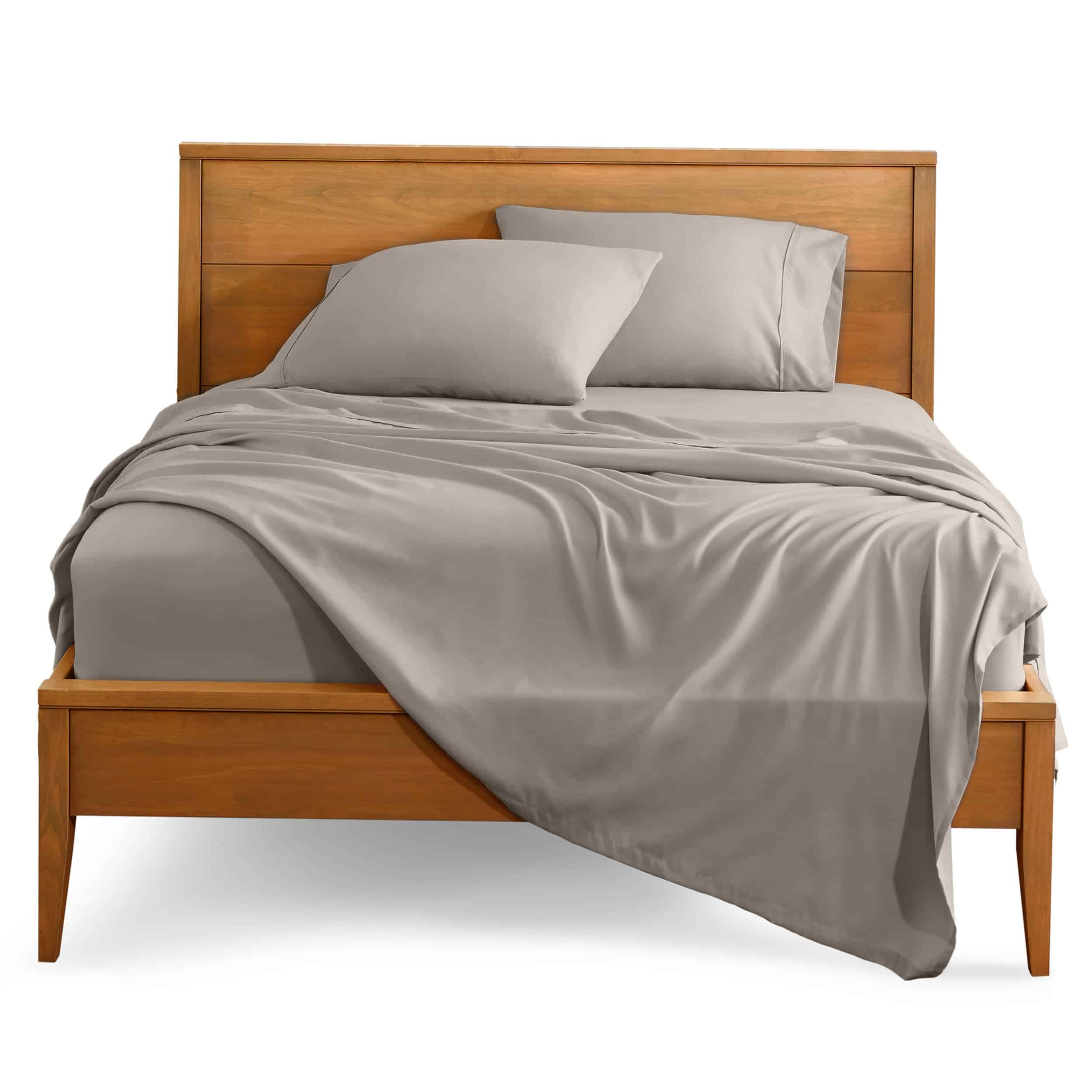 Juego de sábanas Bare Home King - Lujo -Beige