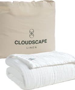 CLOUDSCAPE LINEN Manta de Muselina de 8 Capas Extra Grande,