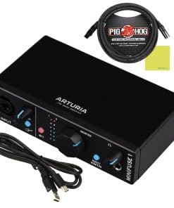 Interfaz de Audio USB-C Portátil Arturia MiniFuse 1, Negro