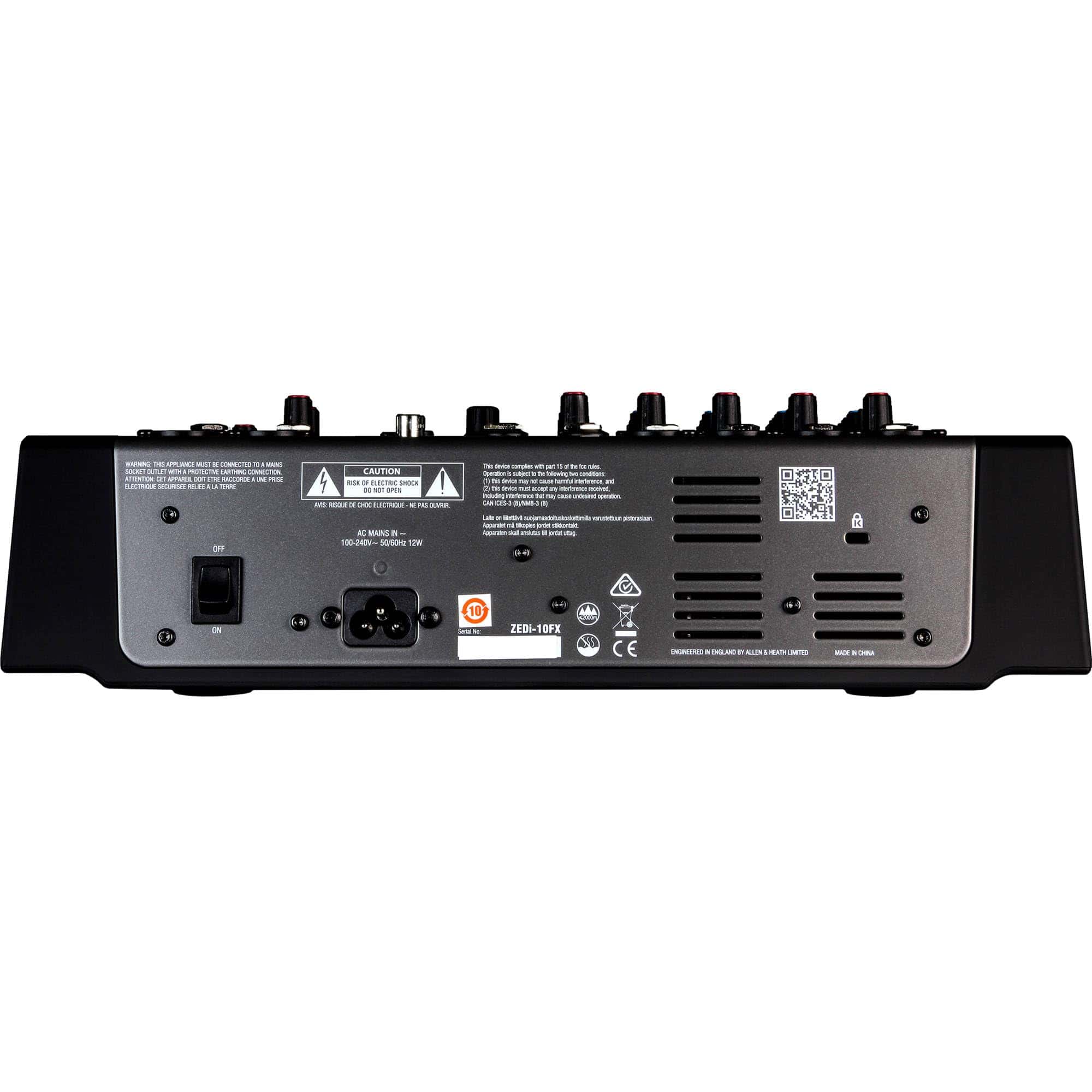 Allen & Heath ZEDi-10FX Mezclador Híbrido Compacto, - Imagen 3