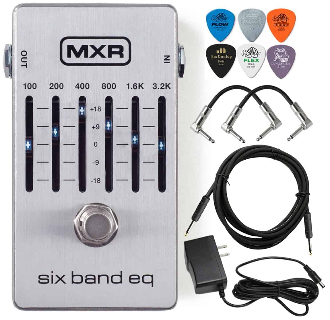 Tonebird MXR M109S Six Band EQ 10-Slide Equalizer Pedal de
