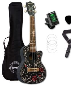 Ukelele de Bambú para Principiantes Sapele 23 Pulgadas