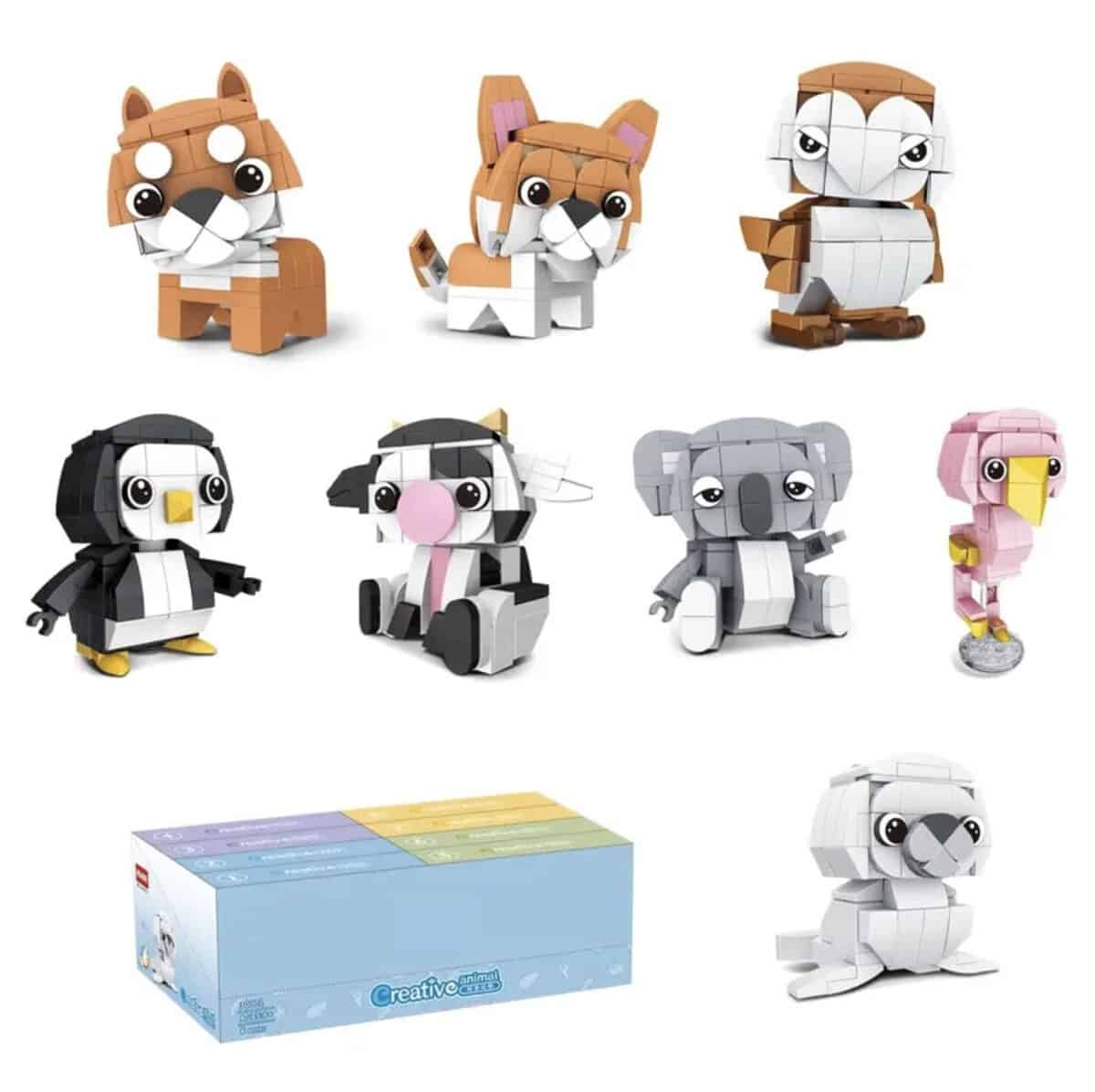 Conjunto de Bloques de Construcción de 8pcs de Koala, León