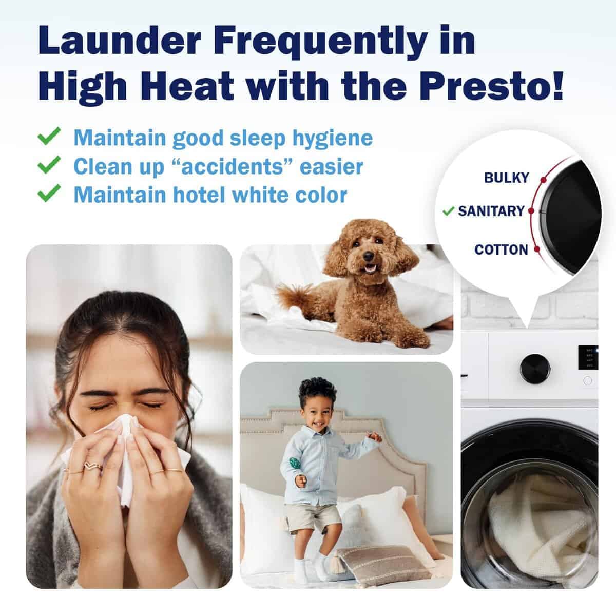 Protector de colchón desmontable CleanRest Presto! Zip-Off - Imagen 4