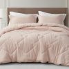 Set de Edredón Chezmoi Collection Logan Rosa Rubor de