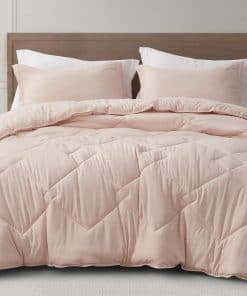 Set de Edredón Chezmoi Collection Logan Rosa Rubor de