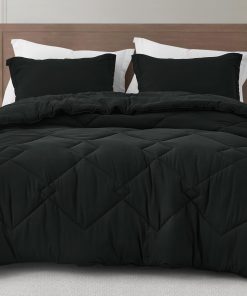 Juego de Edredón Chezmoi Collection Logan Negro Tamaño