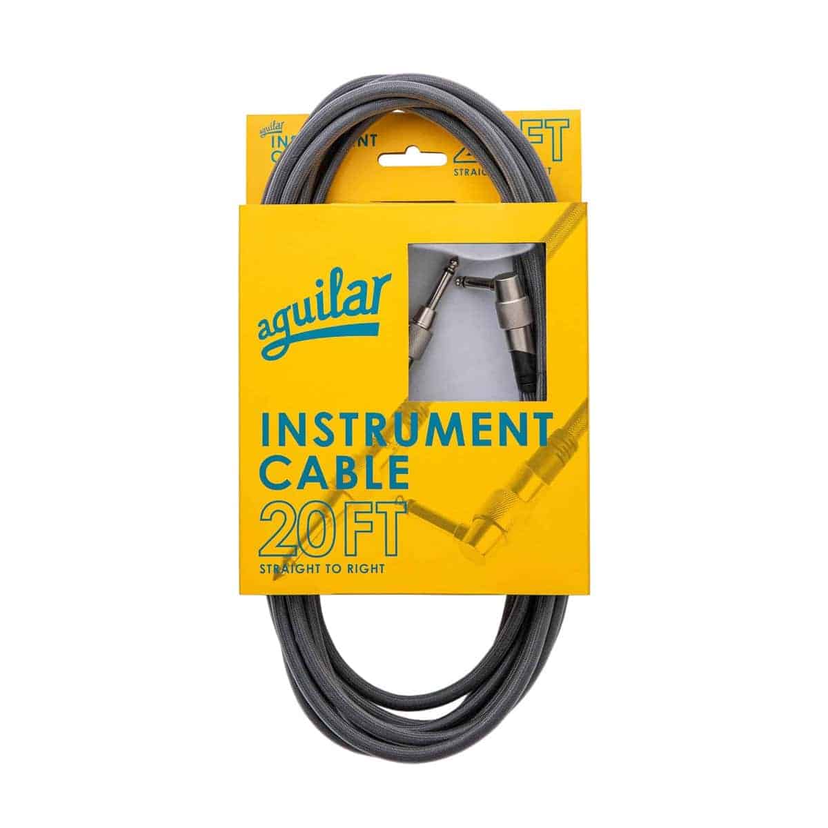 Cable para Instrumento Aguilar de 20 pies, Conectores de