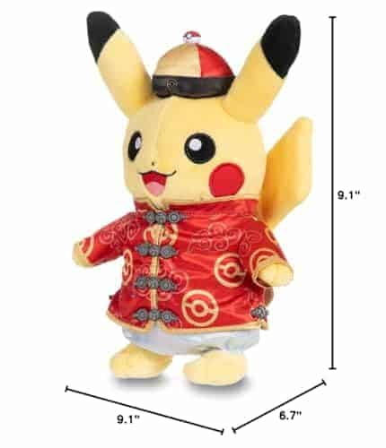 Peluche Pikachu Centro Pokémon: Año Nuevo Lunar: Disfraz de - Imagen 6