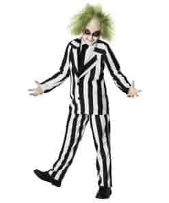 Disfraz de Traje de Rayas Blanco y Negro para Niños para