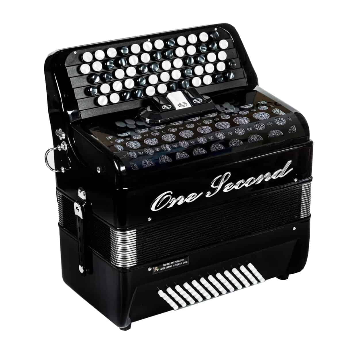Acordeón de la marca ONESECOND, 62 teclas 60 bajos, - Imagen 5