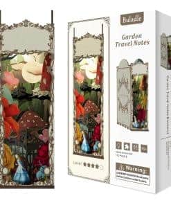 Rompecabezas de madera 3D Buladle, Kits de rincón de libros