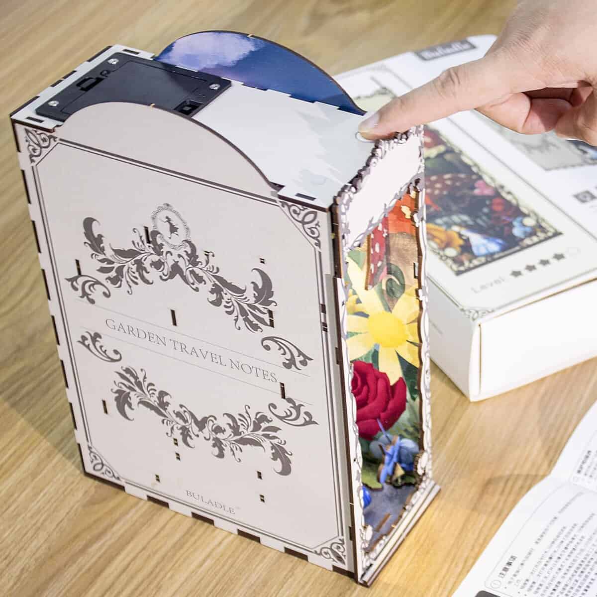 Rompecabezas de madera 3D Buladle, Kits de rincón de libros - Imagen 9