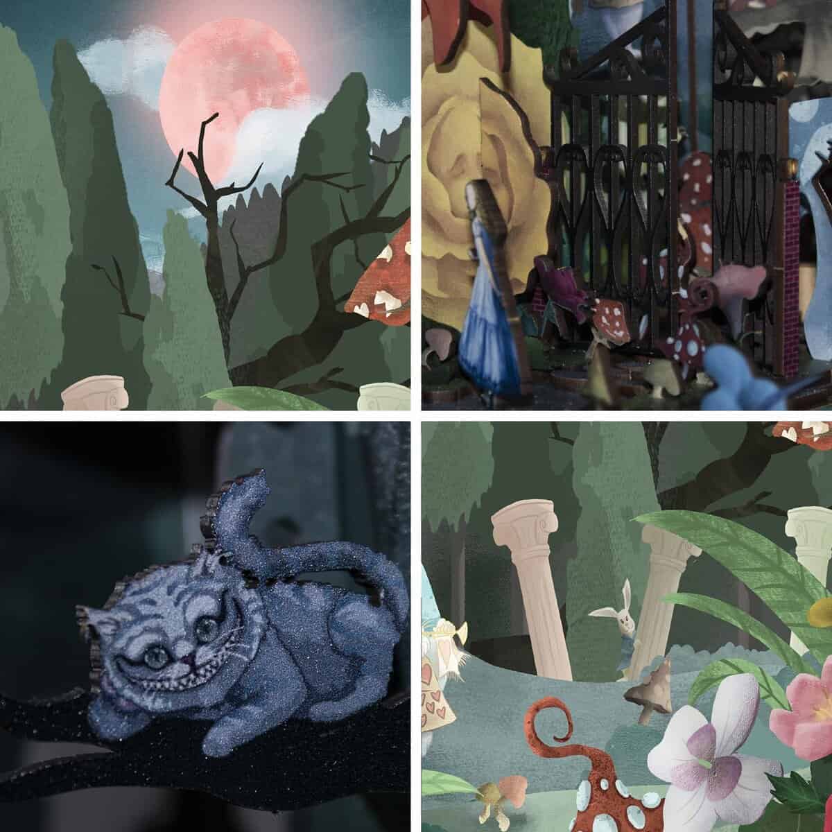 Rompecabezas de madera 3D Buladle, Kits de rincón de libros - Imagen 4