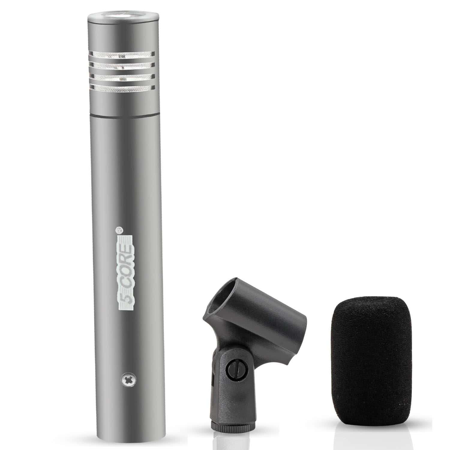 5 CORE Micrófono Profesional de Instrumento de Lápiz XLR