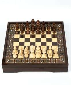 Juego de Ajedrez de Madera VIP | Juego de Ajedrez y Tablero