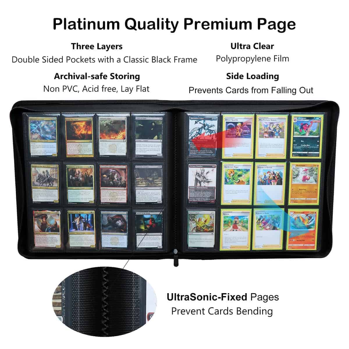 Carpeta para Tarjetas de Intercambio GrinOwl de 12 - Imagen 4